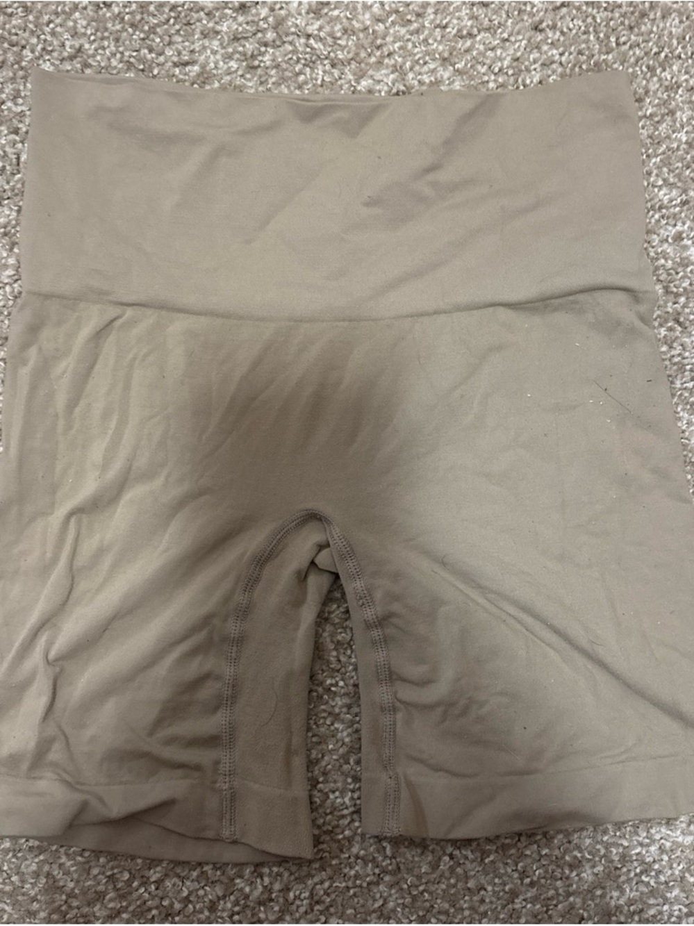 Skims High-Waist Seamless Bike Shorts - Taupe